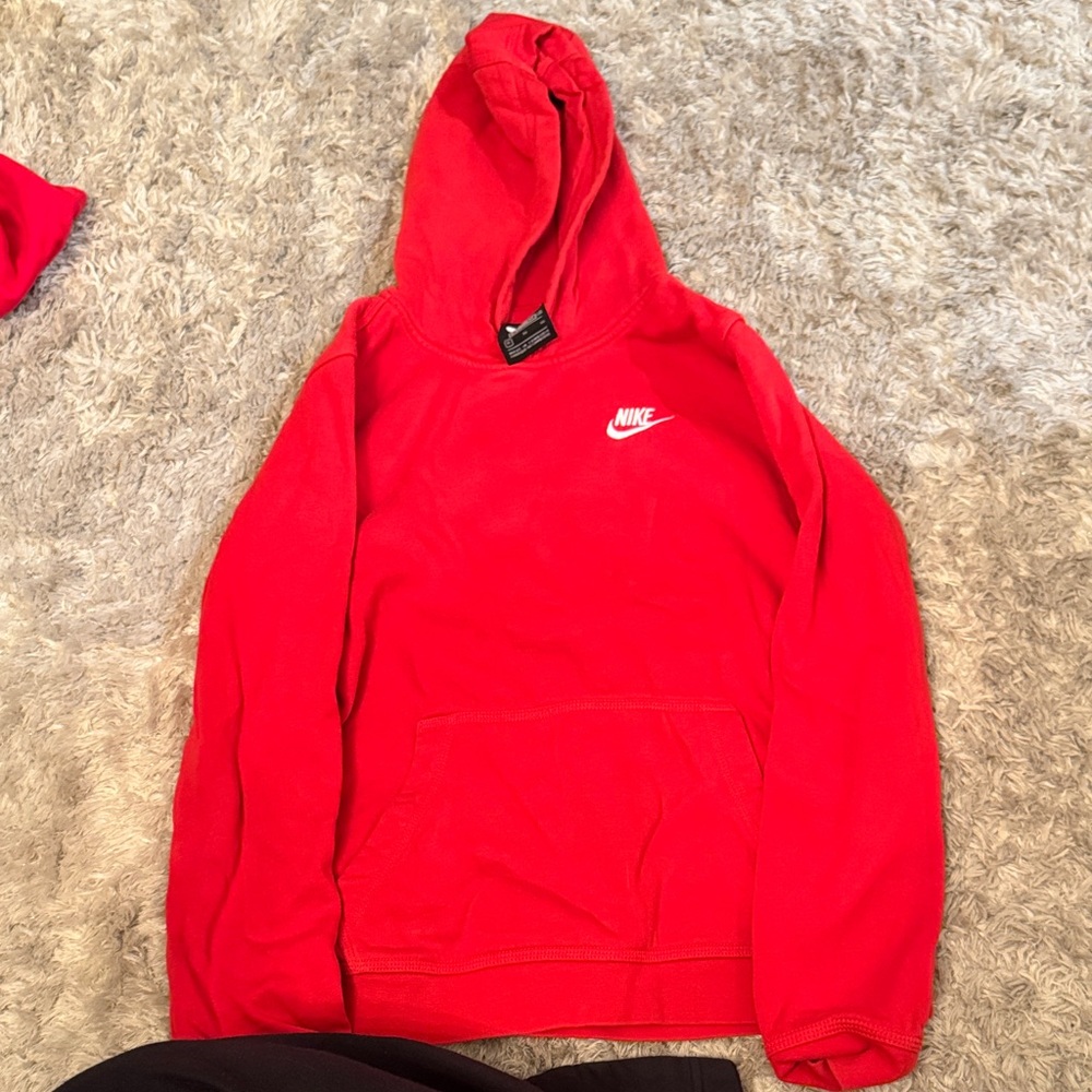 Nike Vibrant Red Pullover Hoodie